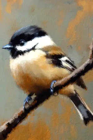 Op = Op Schilderij vogel II